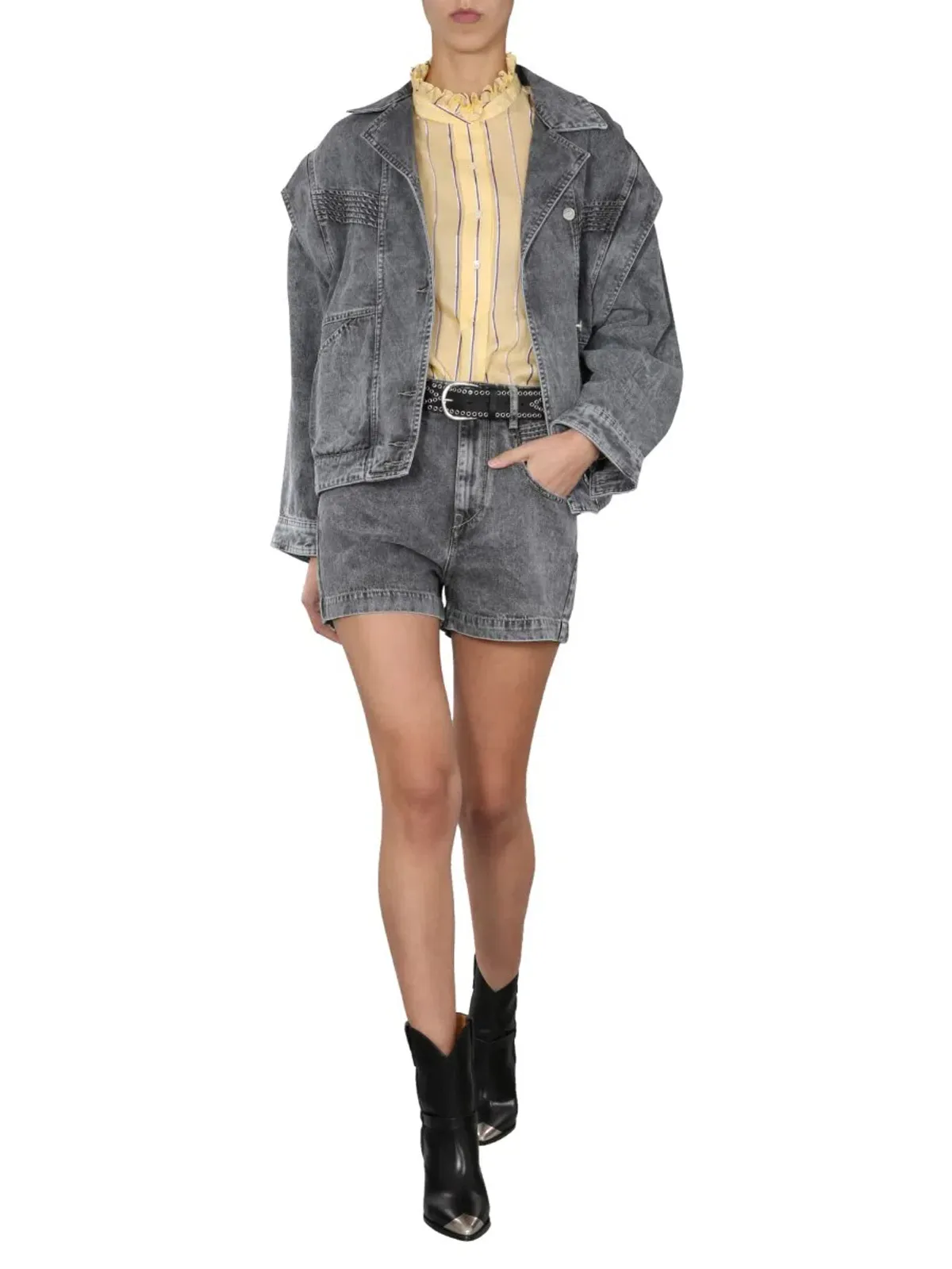 Isabel Marant Etoile Harmon Jacket Grey Size 8 - Image 1