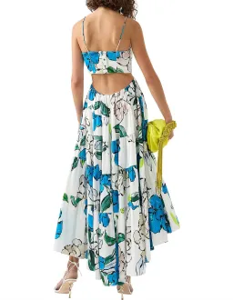 Aje Botanical Tiered Midi Dress Size 8 for rent on The Volte - image 2