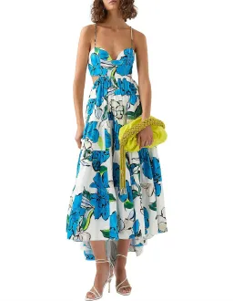 Aje Botanical Tiered Midi Dress Size 8 for rent on The Volte - image 1