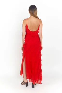 Rat & Boa Cecelia Dress Red Size XS / AU 6 for rent on The Volte - image 6