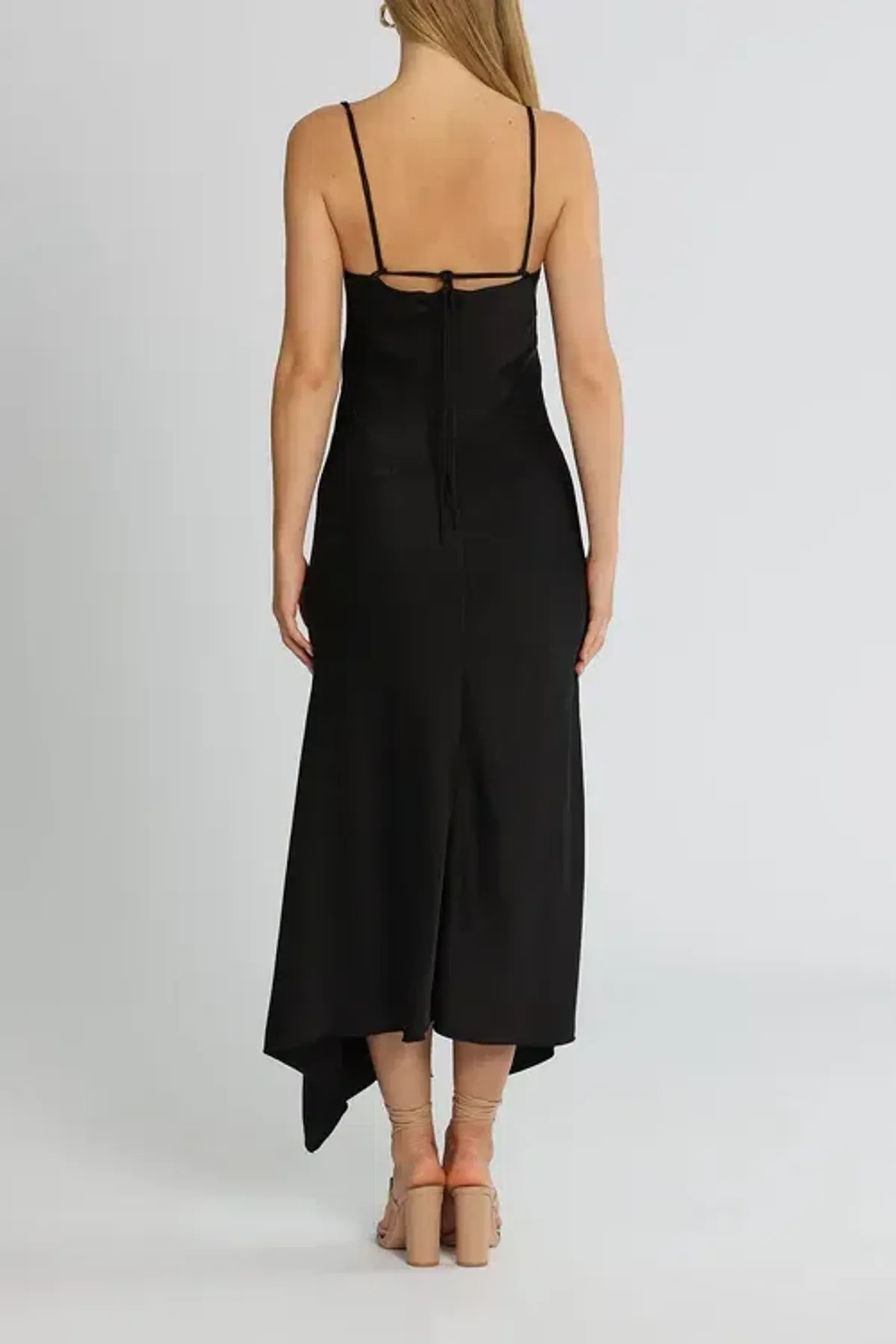 Camilla and Marc Acacia Square Neck Dress Black Size AU 8 - Image 3