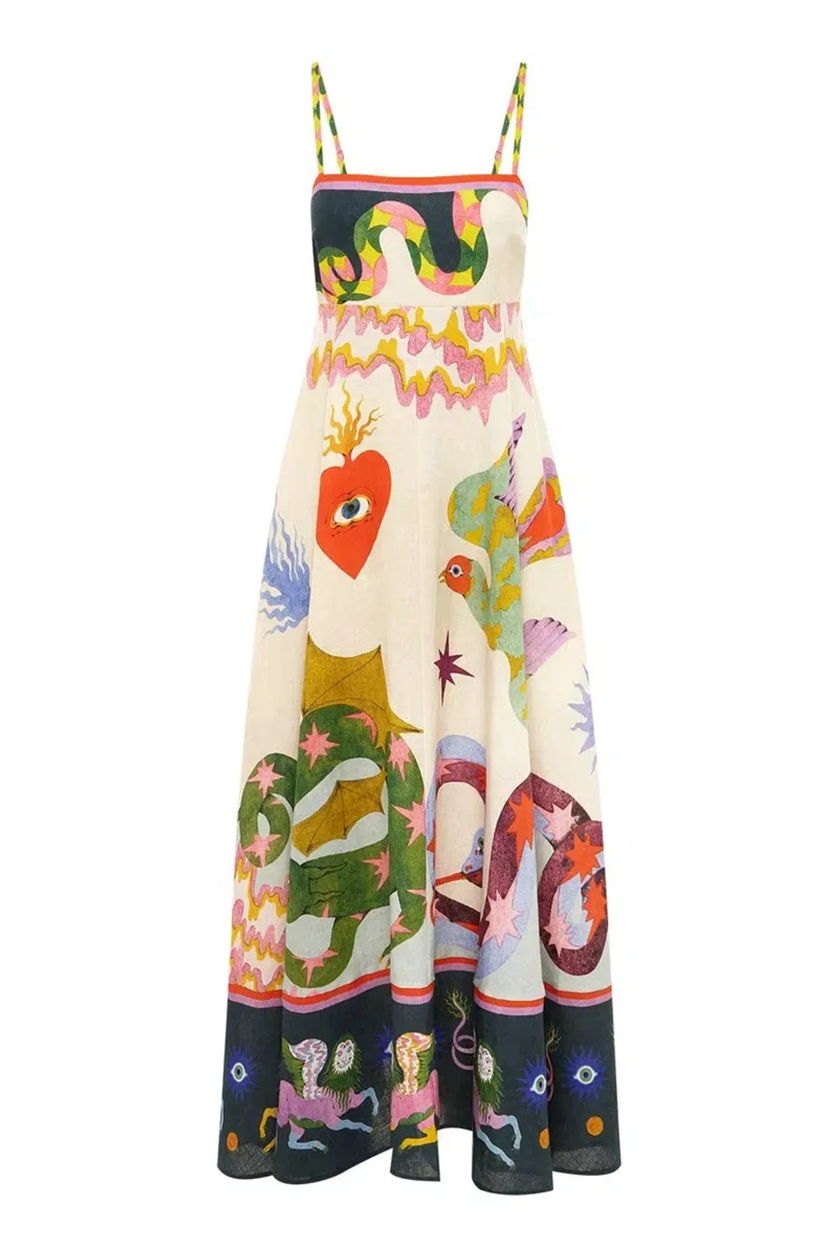 Alemais Seeker Sun Dress Print Size 6 - Image 4
