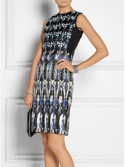 Biyan Lorelei embellished silk blend Dress Size 12 for rent on The Volte - image 3