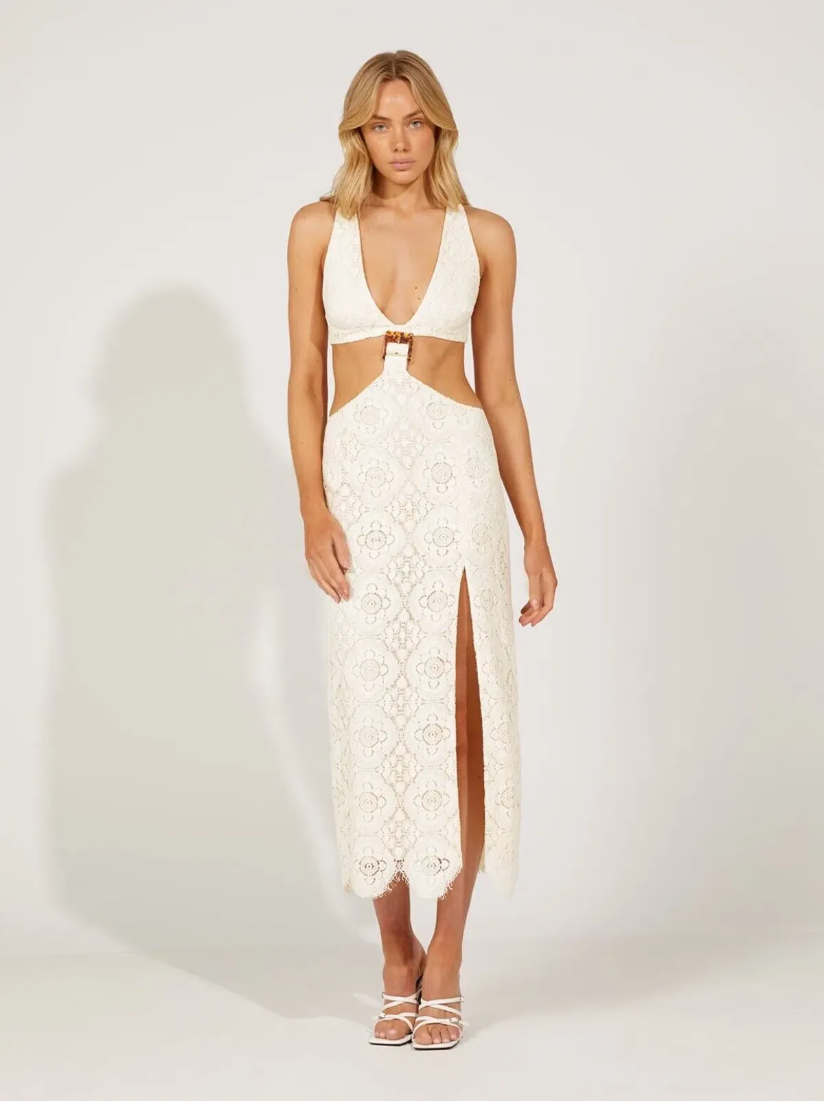 Alice McCall Yvonne Midi Dress Vanilla Bean Size 10 - Image 1
