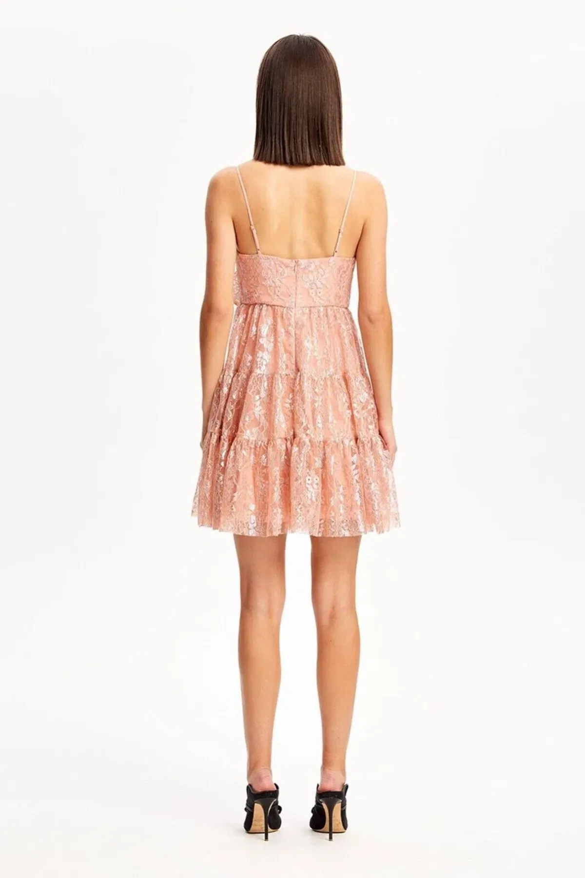 Alice McCall Slow Drives Bow Mini Dress Blush Size 14 - Image 3