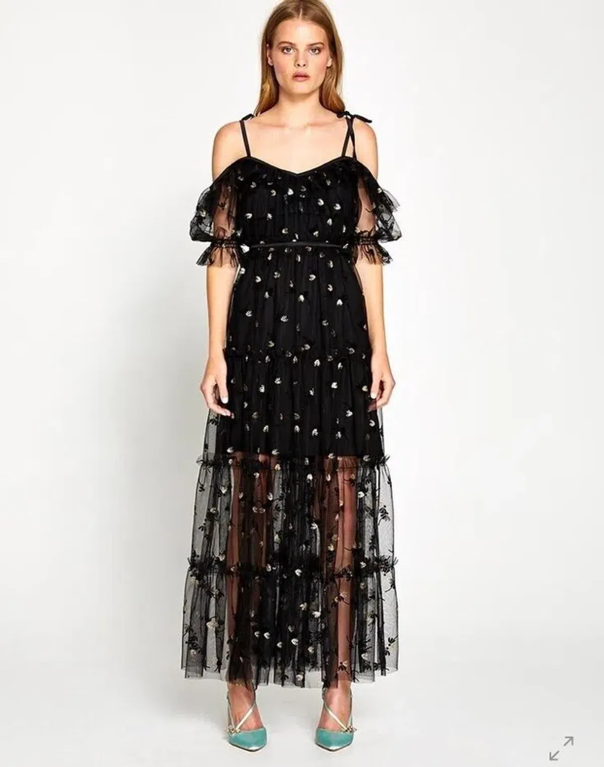 Alice McCall Moon Lover Midi Dress Black Size 8 - Image 1