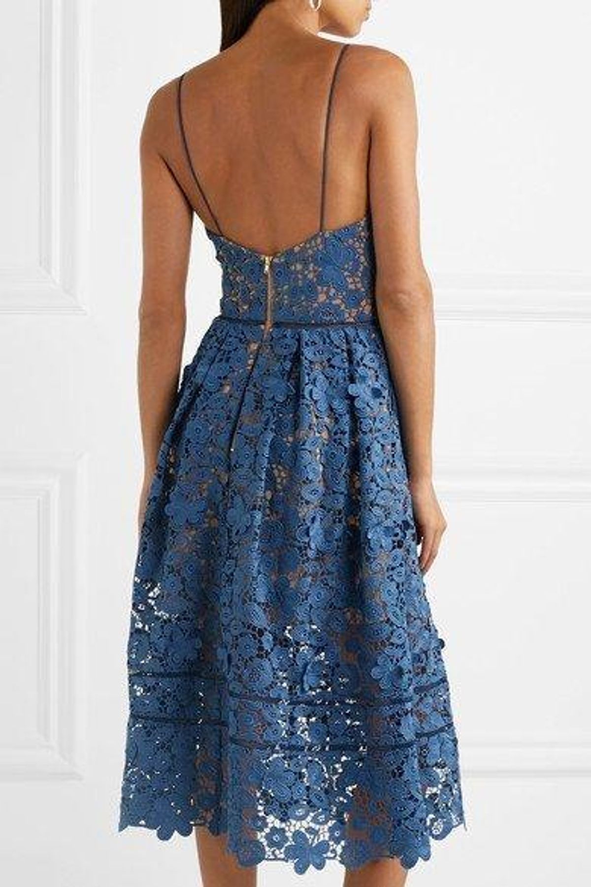 Self Portrait Azealea Dress Blue Size 14 - Image 2