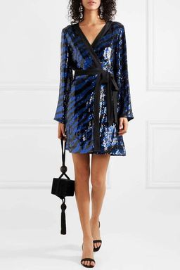 Rixo London Maria Tiger Sequin Dress Size 12 for rent on The Volte - image 1