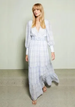 Bec & Bridge Alexa Gingham Maxi Dress Print Size AU 8 for rent on The Volte - image 1