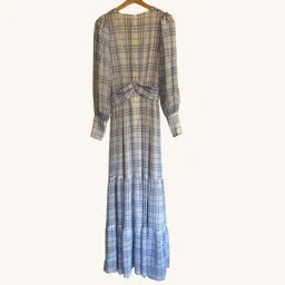 Bec & Bridge Alexa Gingham Maxi Dress Print Size AU 8 for rent on The Volte - image 5