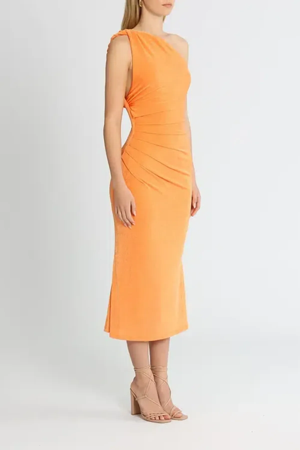 Misha Dune Dress Orange Size 8/S - Image 2