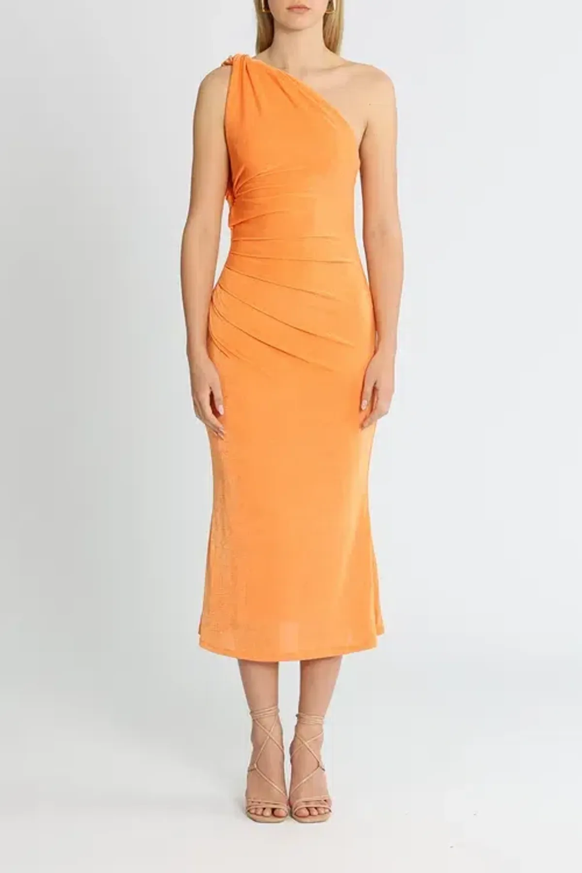 Misha Dune Dress Orange Size 8/S - Image 1