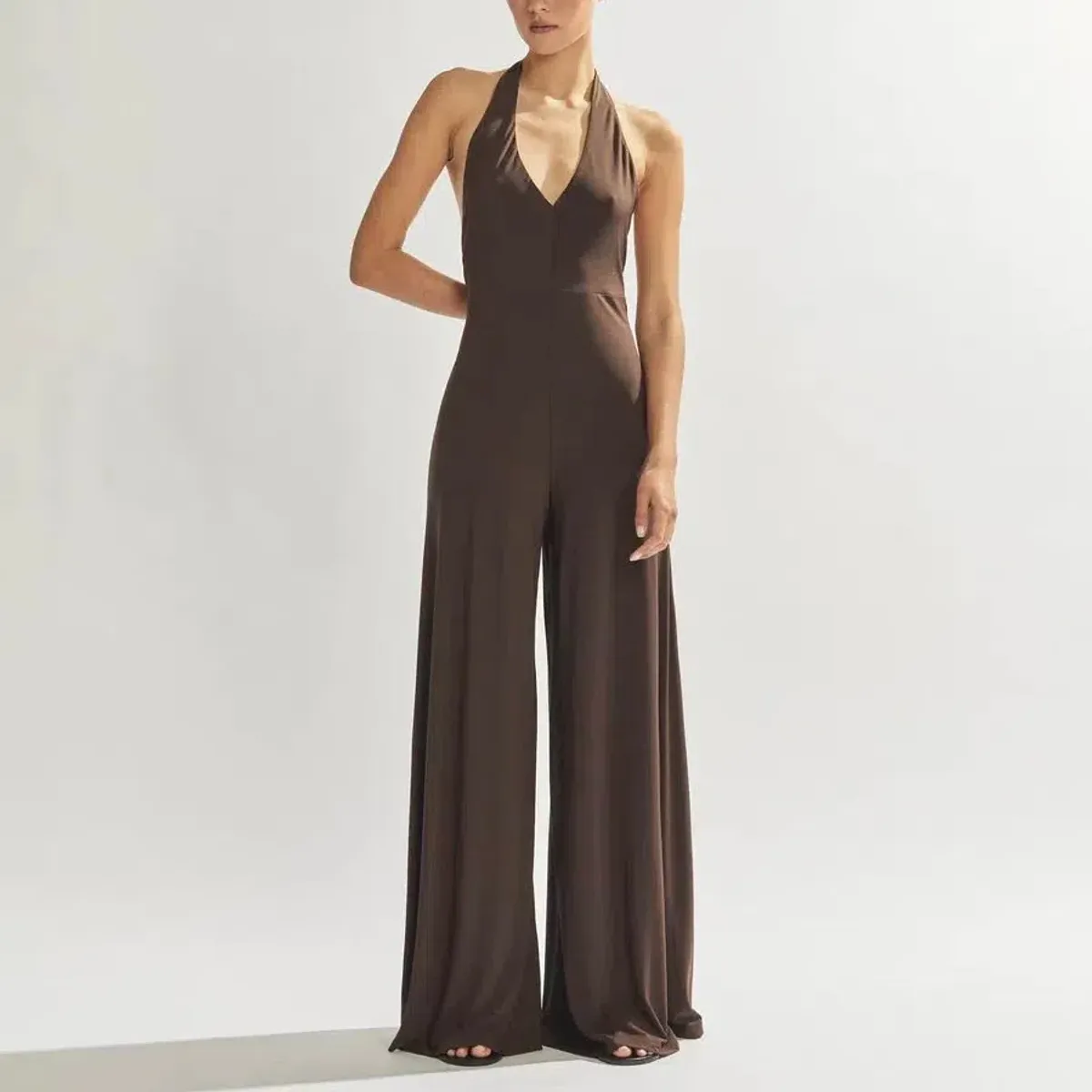One Mile the Label Sammy Jumpsuit Brown Size M / AU 10 - Image 1