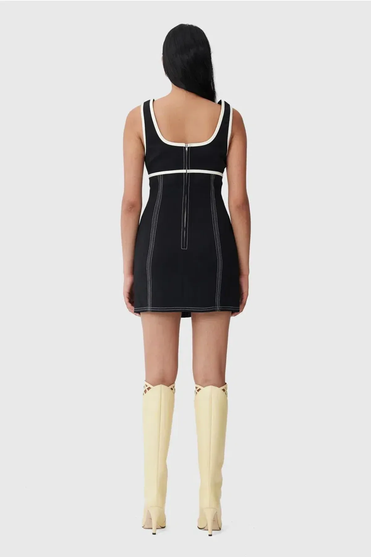 C/MEO Collective Still Here Mini Dress Black Size XS / AU 6 - Image 2