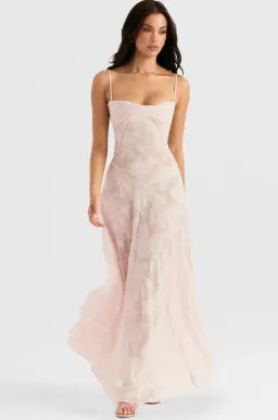 House Of CB Seren Dress Pink Size AU 8 for rent on The Volte - image 1