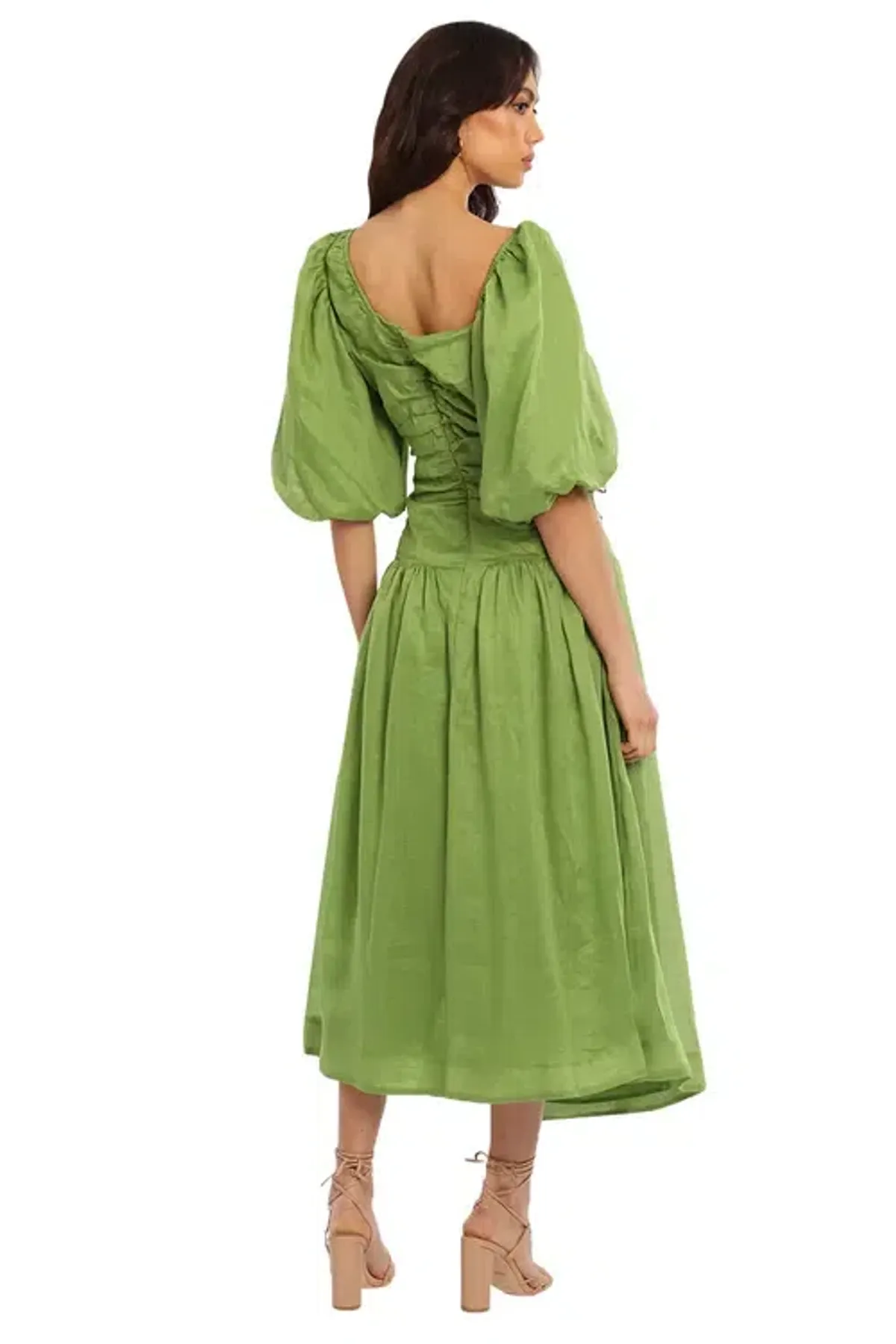 Nicholas Wren Dress Stem Green Size 14 - Image 3
