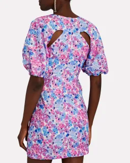 Nicholas Waverly Dress Orchid Multi Print Purple Size 8 for rent on The Volte - image 2