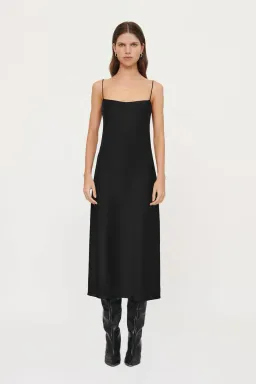Clea Estelle Slip Dress Black Black Size 10 for rent on The Volte - image 1