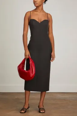 Rachel Gilbert The Bodie Midi Dress Black Size 8 for rent on The Volte - image 2