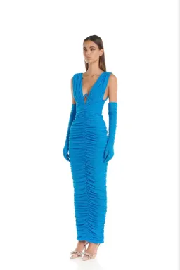 Eliya Anna Maxi With Gloves Blue Size 10 for rent on The Volte - image 2