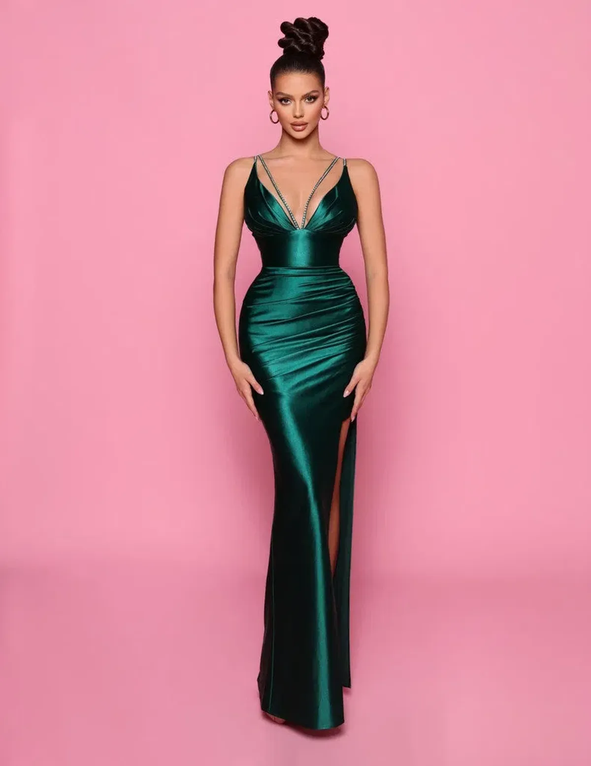 Nicoletta Elecktra Dress Green Size 8 - Image 1