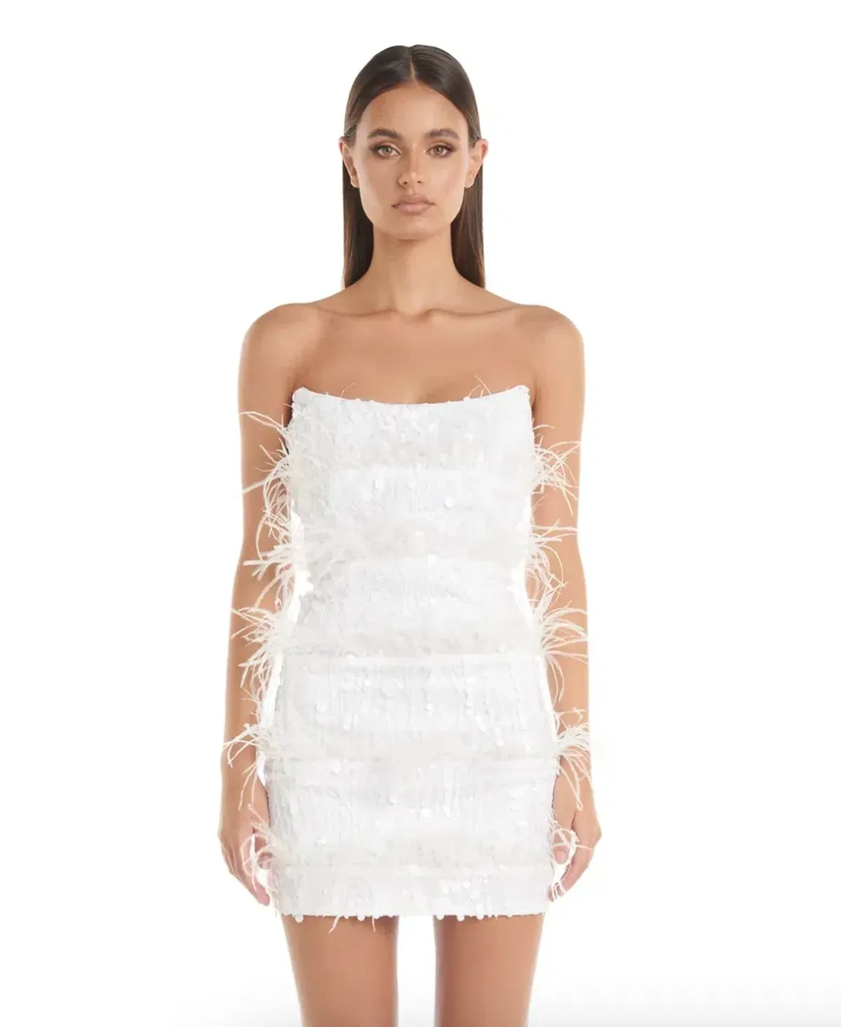 Eliya The Label Tiffany Dress White Size L/Au 12 - Image 2