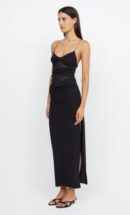 Bec & Bridge Montana Twist Maxi Dress  Black Size 8  for rent on The Volte - image 2
