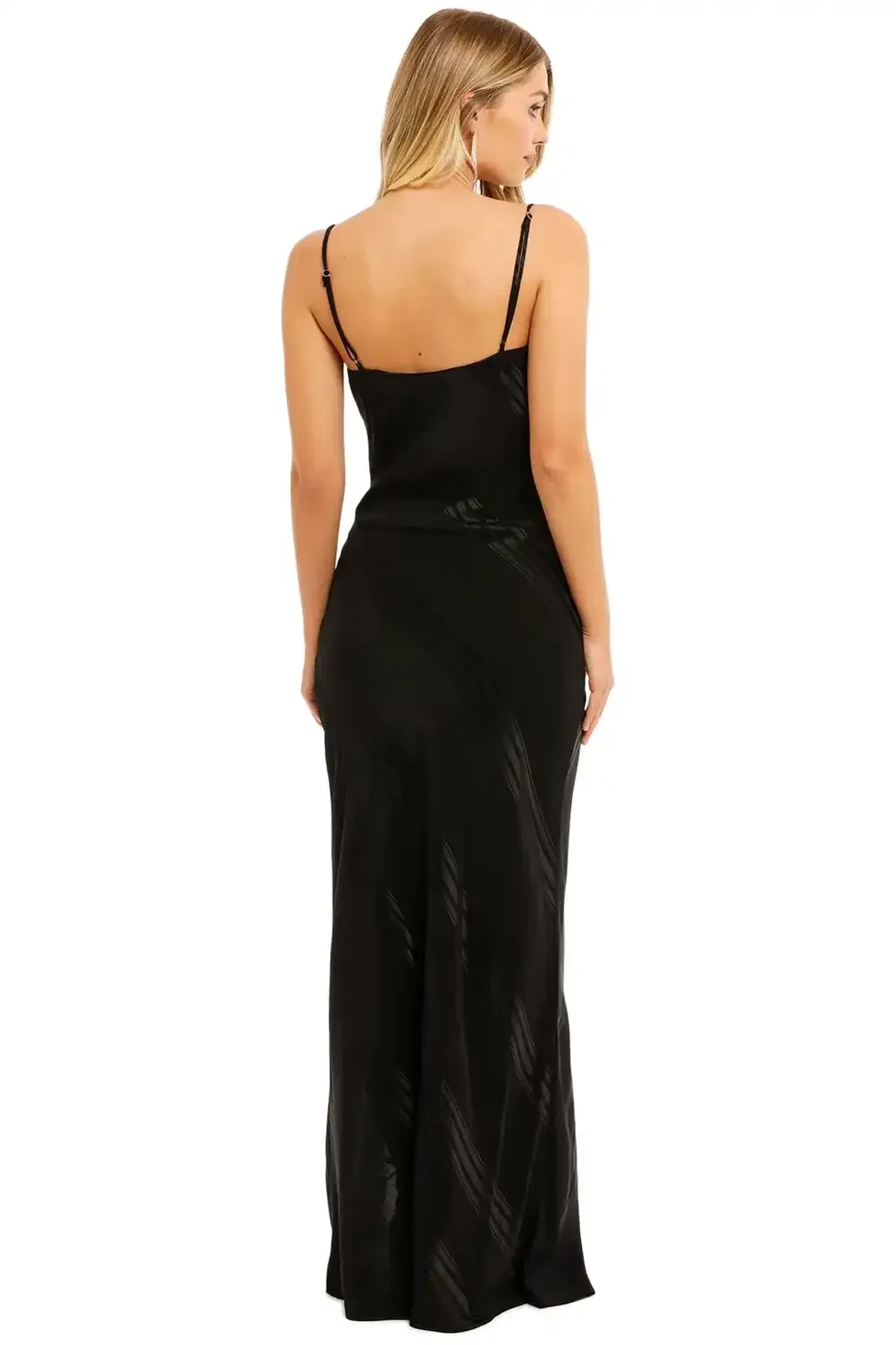 By Johnny Chelsey Slice Gown Black Size 10 - Image 4