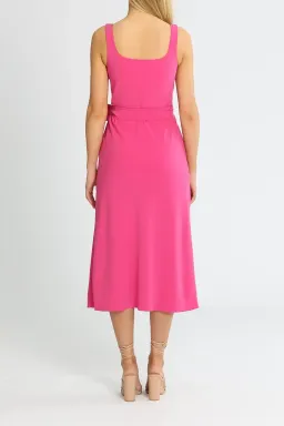 By Johnny Ora Midi Dress Pink Size 14 for rent on The Volte - image 3