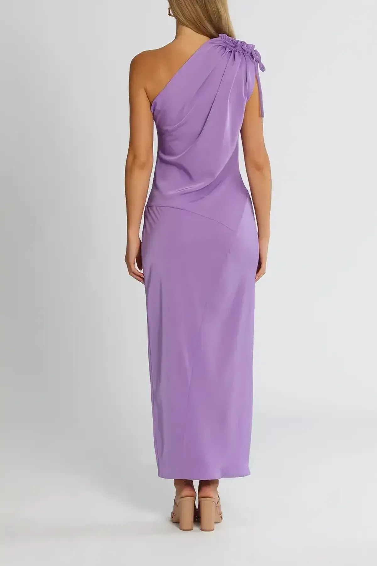 By Johnny Jasmine One Shoulder Dress Purple Size 12 - Image 2