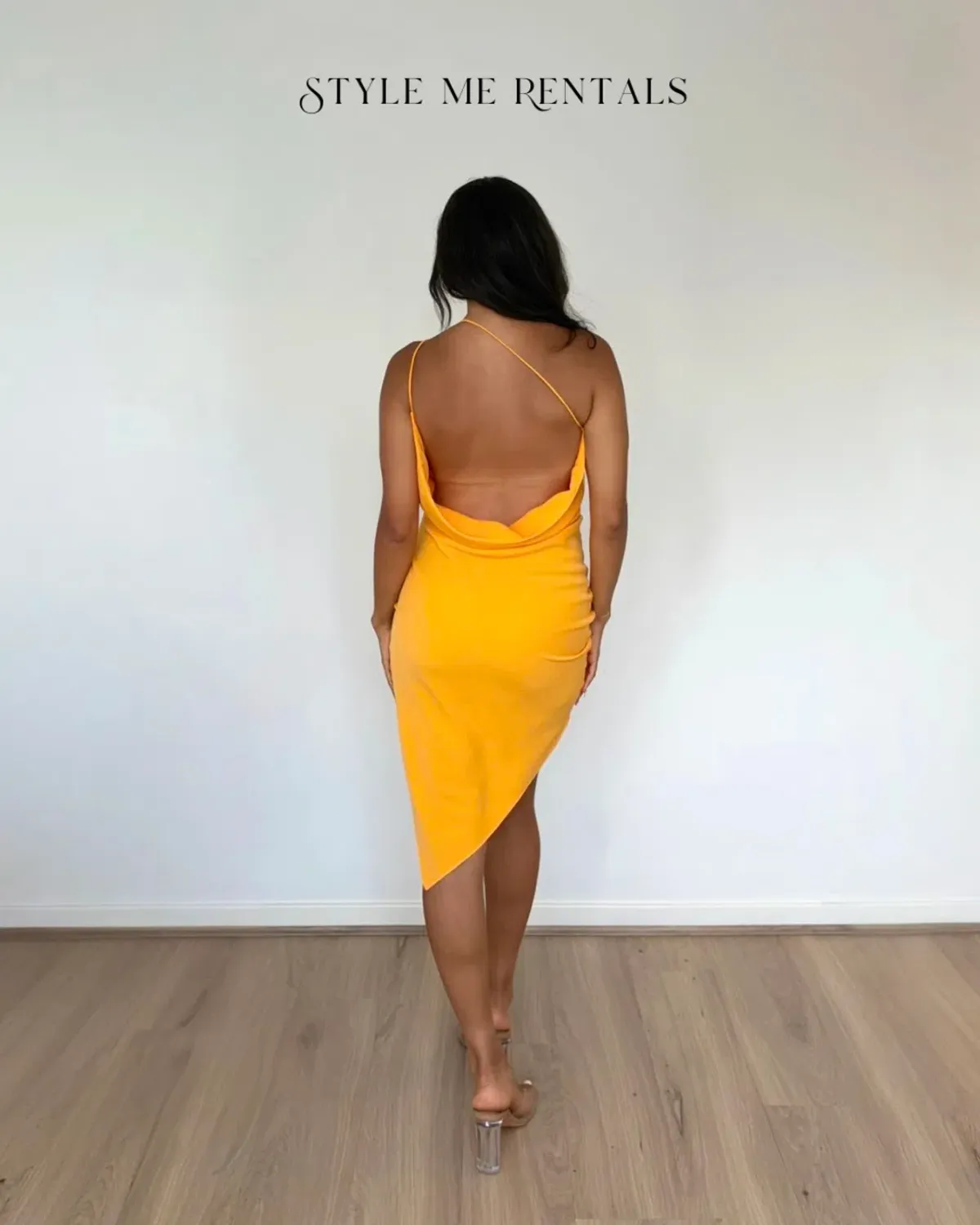 Derma Department Anya Dress Orange Size 6 - Image 4