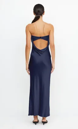 Bec & Bridge Moon Dance Strapless Maxi Dress Navy Size 12 for rent on The Volte - image 3