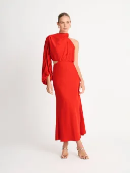 Sheike Olivia Maxi Dress Red Size 6 for rent on The Volte - image 1