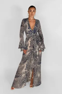Rat & Boa Thalia Dress Print Size XS / AU 6 for rent on The Volte - image 1