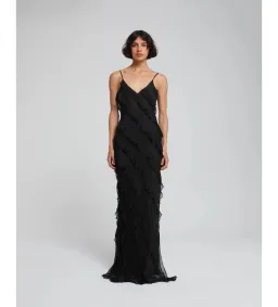 Rat & Boa Selena Maxi Dress Black Size S/AU 8 for rent on The Volte - image 1