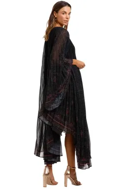 Camilla Sunray Pleated Kaftan Black Size 10 for rent on The Volte - image 3