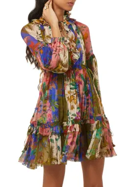 Zimmermann Tropicana Lantern Mini Spliced Multi Size 0 / AU 8 for rent on The Volte - image 3