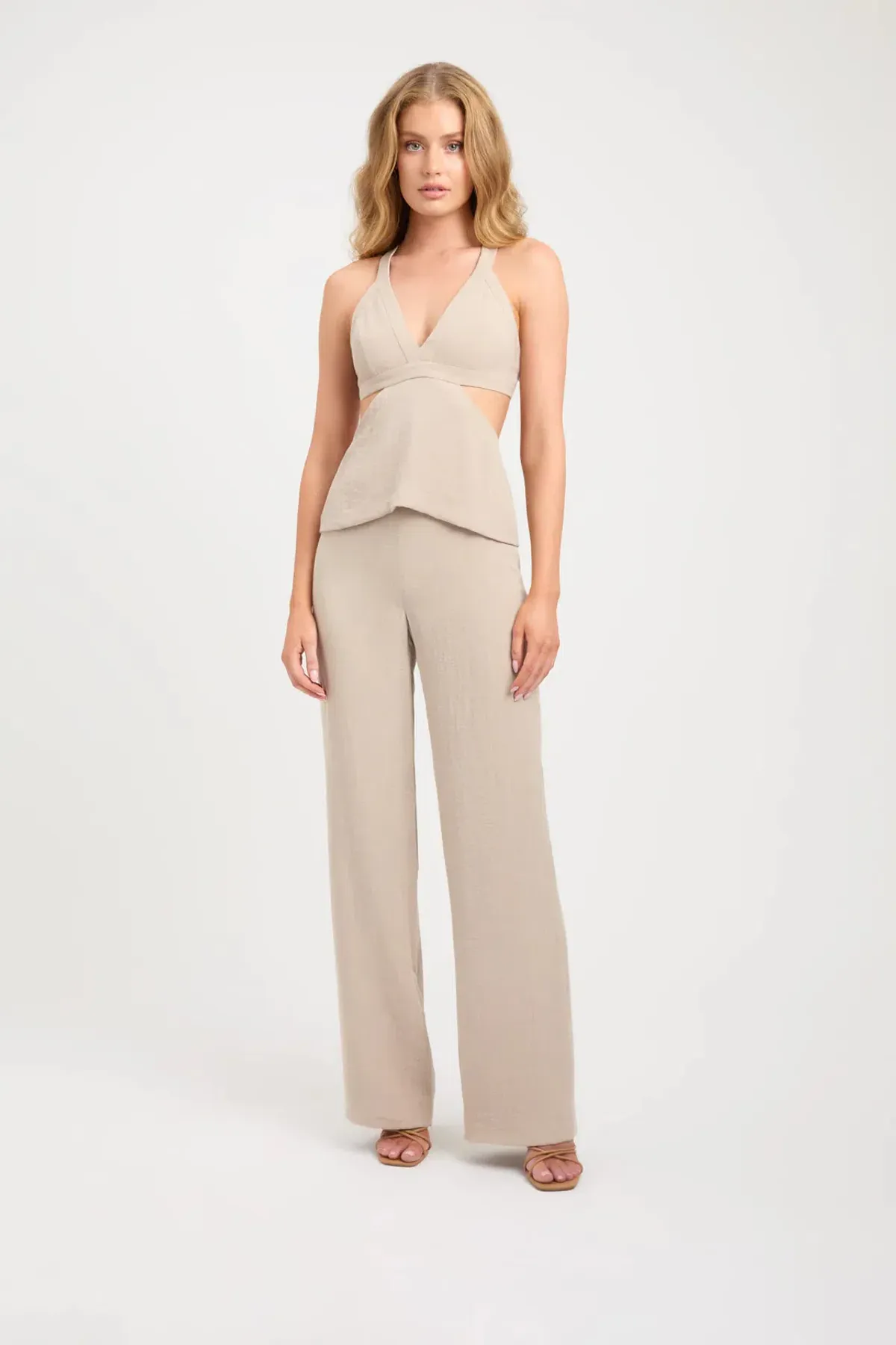 Kookai Haymen Set Beige Size AU 8 - Image 1