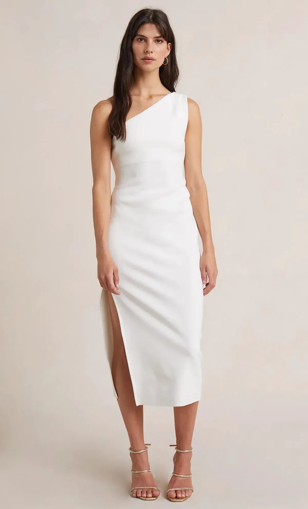 Bec & Bridge Asym Dress White Size AU 8 - Image 1