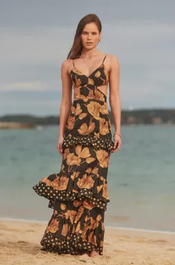 Sonya Moda Valentina Gown Floral Size 8 for rent on The Volte - image 4