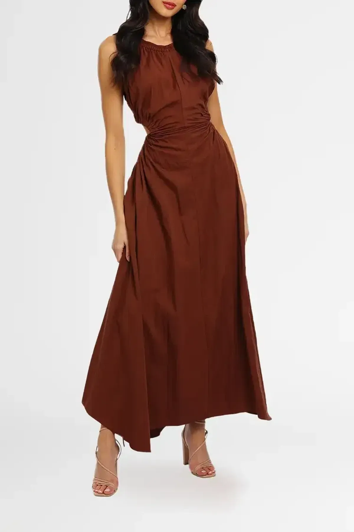 Camilla and Marc Coppola Maxi Dress Brown Size 10 - Image 1