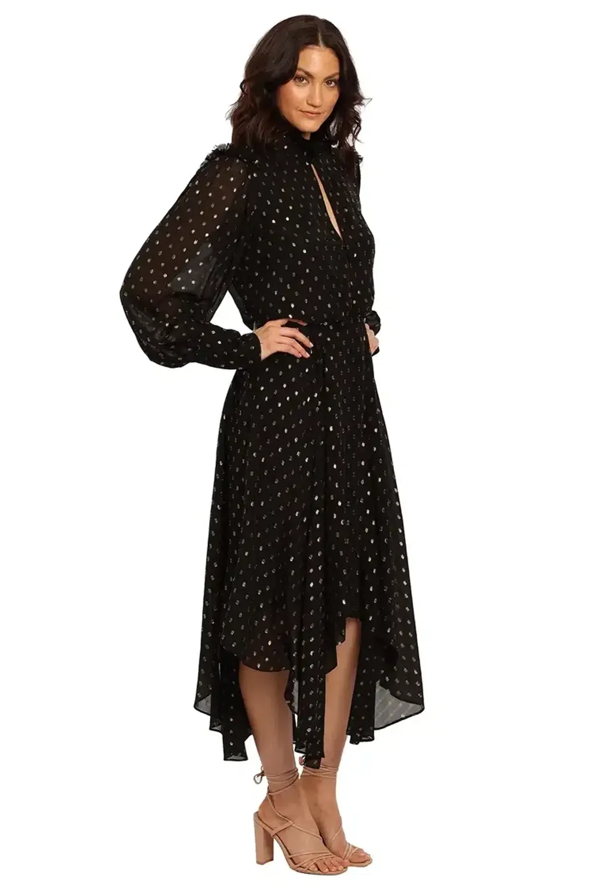 Camilla and Marc Jasmeen Dress Black and Gold Size 8 - Image 2