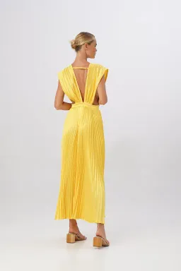 L’Ideè Canary Gala Gown Yellow Size 10 for rent on The Volte - image 2