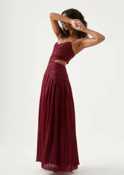 Aje Laurier Wave Maxi Dress Size AU 12 for rent on The Volte - image 2