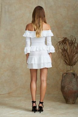 Maurie and Eve Crusin' Dress White Size 10 for rent on The Volte - image 2