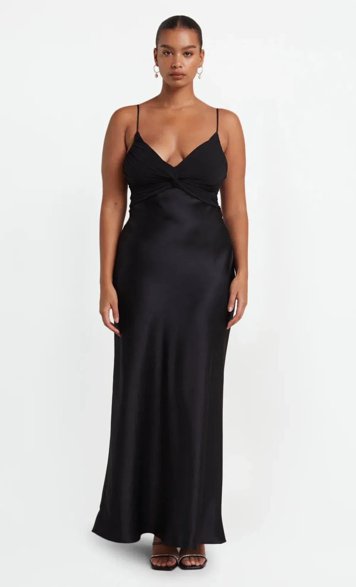 Bec & Bridge Hazel Twist Maxi Dress Black Size AU 10 - Image 1