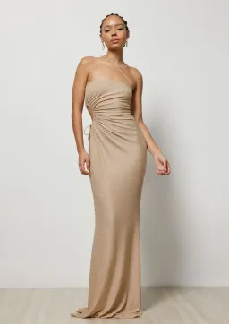 Lexi Juno Dress Gold Size 12  for rent on The Volte - image 1