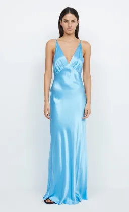 Bec & Bridge Lorelai V Maxi Dress Topaz Blue Size 10 for rent on The Volte - image 3