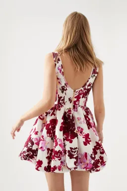 Aje Suzette Mini Dress Roses of Provence Print Floral Size 8 for rent on The Volte - image 2