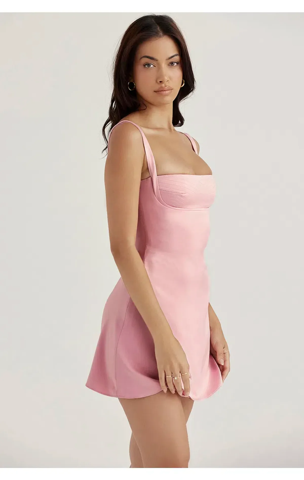 House of CB Kara Mini Dress Pink Size S/AU 8 - Image 6